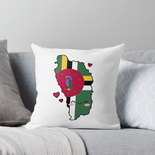 Item preview, Dominica Flag Map Smile with Love designed and sold by pixelsparkzone.