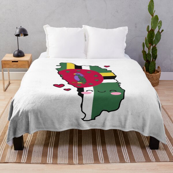 Item preview, Dominica Flag Map Smile with Love designed and sold by pixelsparkzone.