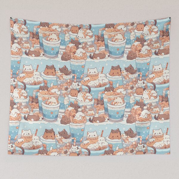 Item preview, Meowcream Bliss Patterns designed and sold by Mindterest.