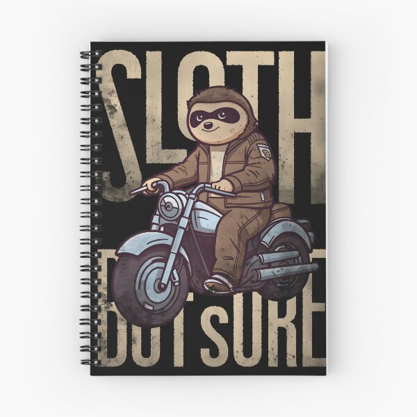 Item preview, Biker sloth drive a motorcycle, Riding motorbike. designed and sold by kongkorakrich.