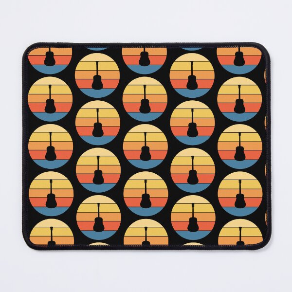 Item preview, Retro Sunset Acoustic Guitar Silhouette designed and sold by JPareDesign.