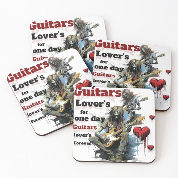 Item preview, guitars lover's for one day, guitars lover's forever designed and sold by jean giosi.