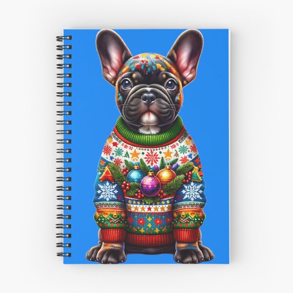 Item preview, French Bulldog's Merry Woofmas Vibes in Christmas Sweater designed and sold by TheMostLikely.