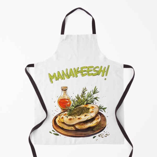 Item preview, Zaatar Manouche Manakeesh Arabic Food Thyme Olive Oil Healthy Vegan- منقوشة زعتر زيت زيتون أكل عربي designed and sold by FUNqoosh.