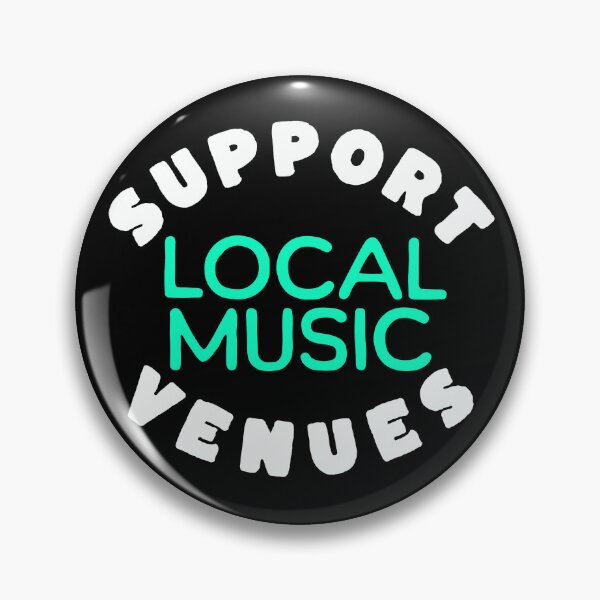 Item preview, Support Local Music Venues designed and sold by lizardisland.