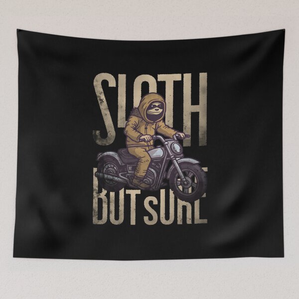 Item preview, Biker sloth drive a motorcycle, Riding motorbike. designed and sold by kongkorakrich.