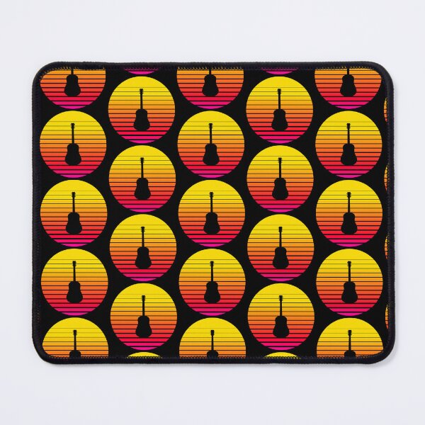 Item preview, Retro Sunset Acoustic Guitar Silhouette designed and sold by JPareDesign.