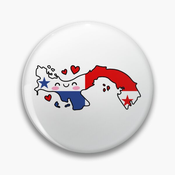 Item preview, Panama Flag Map Smile with Love designed and sold by pixelsparkzone.