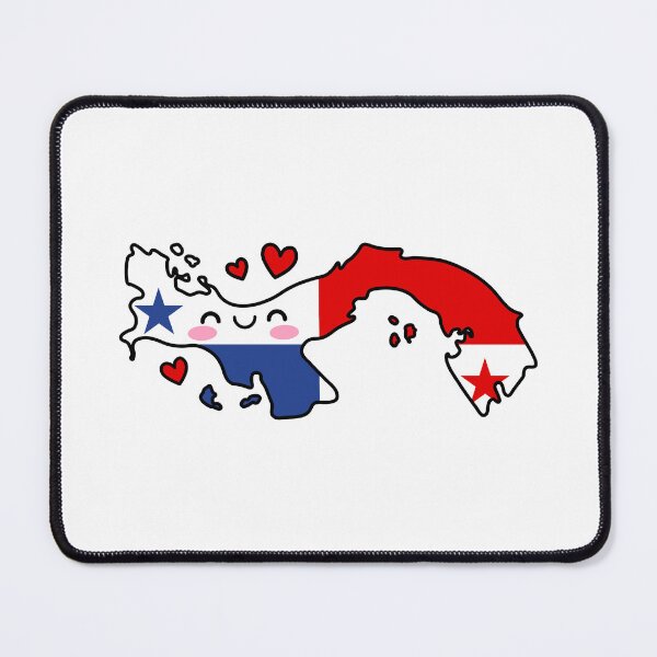 Item preview, Panama Flag Map Smile with Love designed and sold by pixelsparkzone.