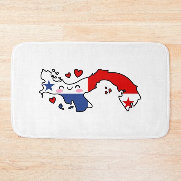Item preview, Panama Flag Map Smile with Love designed and sold by pixelsparkzone.