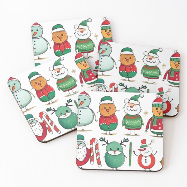Item preview, personajes navideños designed and sold by norachiang.