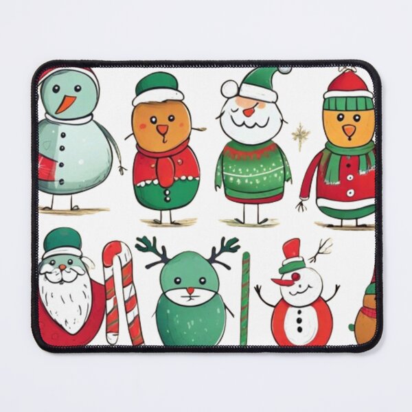 Item preview, personajes navideños designed and sold by norachiang.