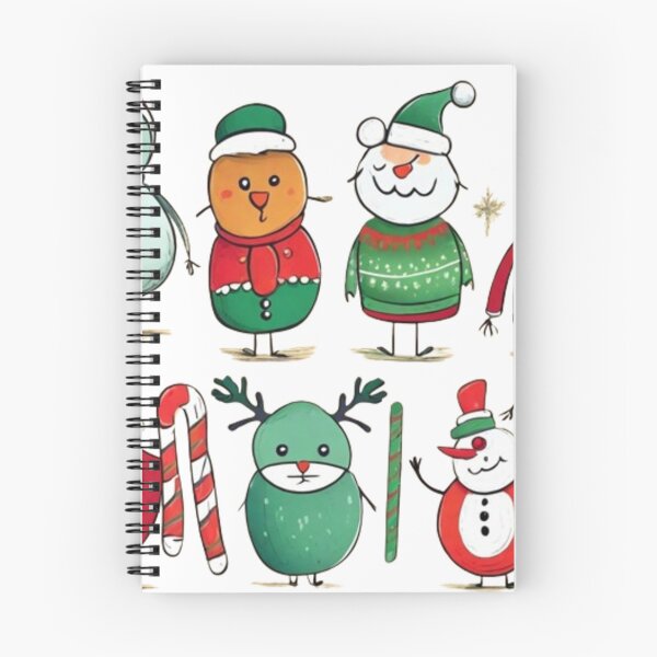 Item preview, personajes navideños designed and sold by norachiang.