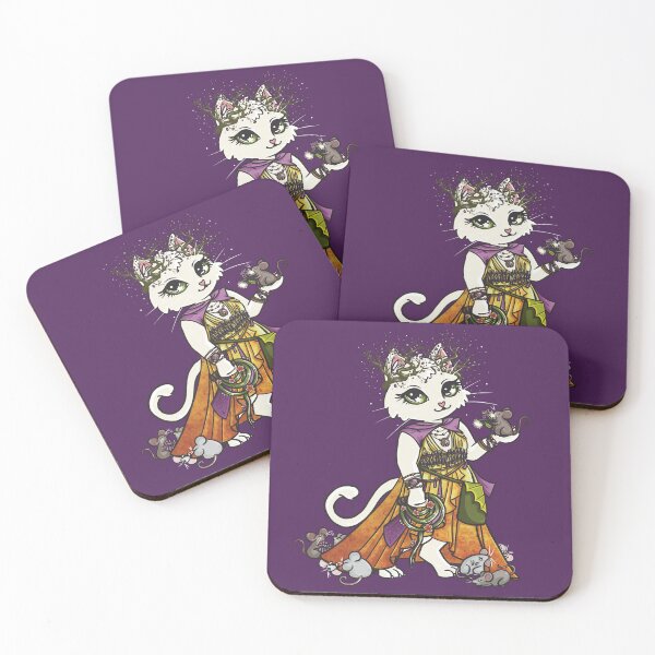 Item preview, Druid Cat and Mice Minions designed and sold by labrattish.