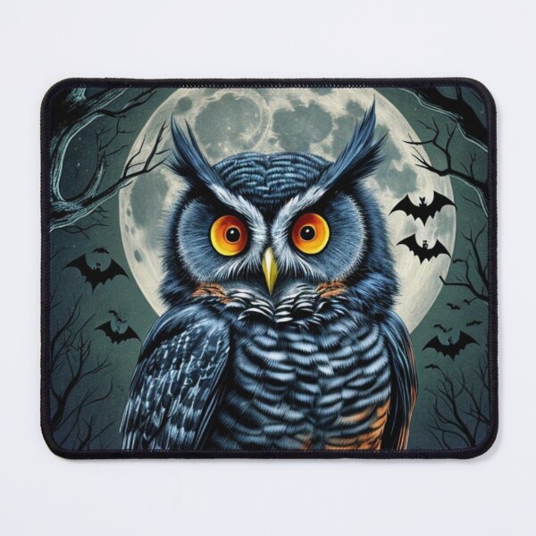 Item preview, "liquid  paint Abstract owl design "-bright and colorful owl ladies  designed and sold by Obinne.