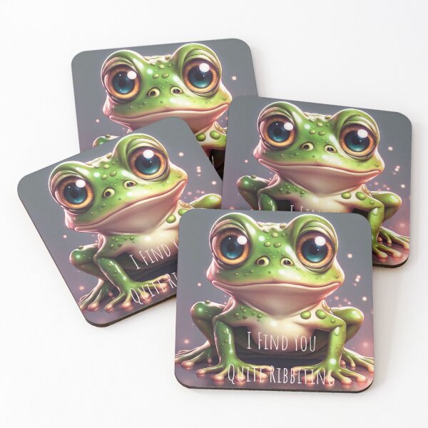 Item preview, Quite Ribbiting Frog Pun designed and sold by Gabriela McDaniel.