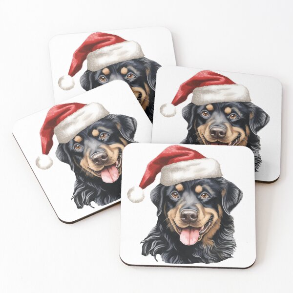 Item preview, Rottweiler Santa Hat Xmas Christmas Fun Cute designed and sold by LastHighwayTees.