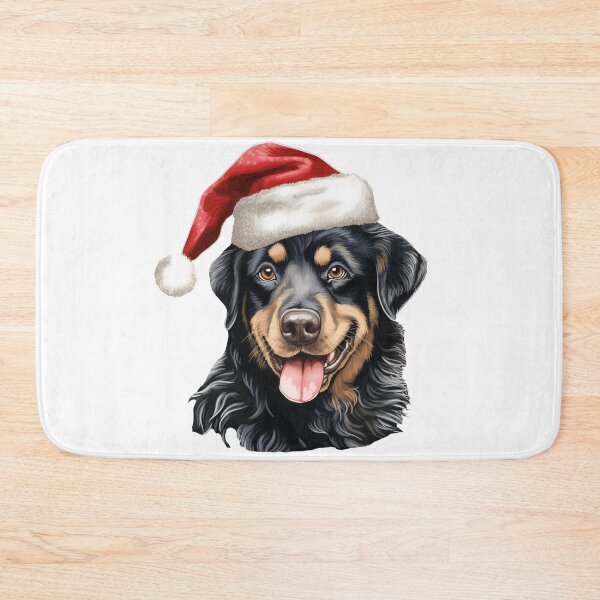 Item preview, Rottweiler Santa Hat Xmas Christmas Fun Cute designed and sold by LastHighwayTees.