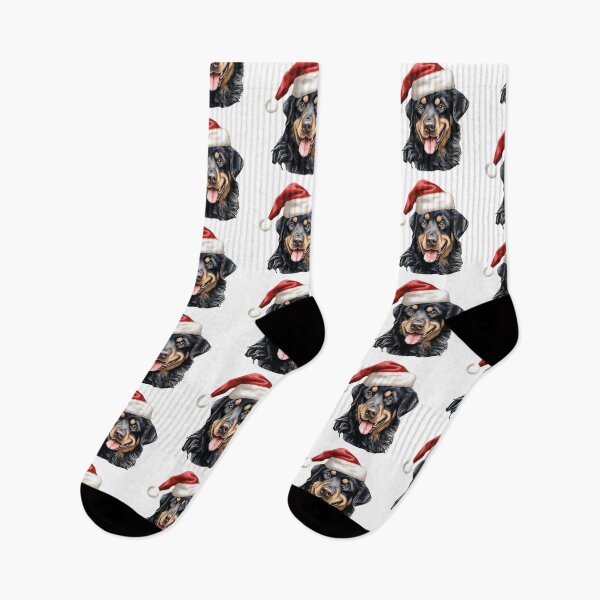 Item preview, Rottweiler Santa Hat Xmas Christmas Fun Cute designed and sold by LastHighwayTees.