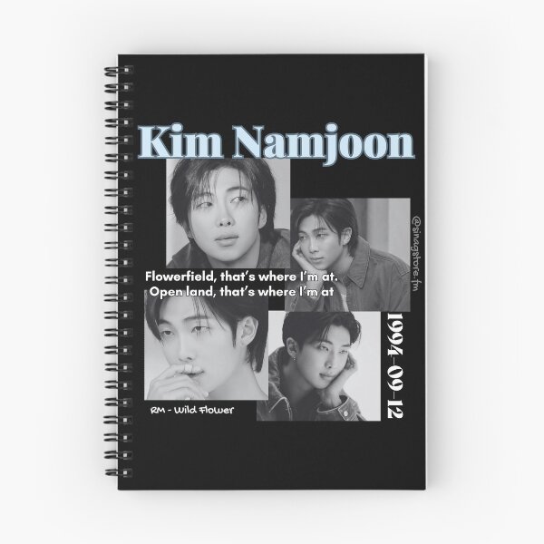 Item preview, BTS - RM (Kim Namjoon) Wild Flower Lyrics designed and sold by Camila Sofia Martinez.