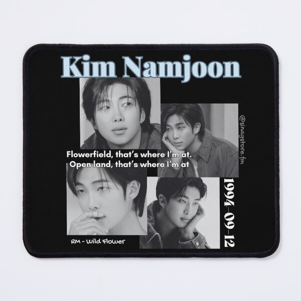 Item preview, BTS - RM (Kim Namjoon) Wild Flower Lyrics designed and sold by Camila Sofia Martinez.