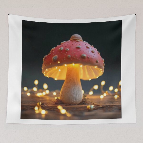 Item preview, Christmas Mushroom with Christmas Lights designed and sold by BCD BRANDS.