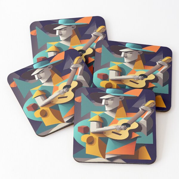 Item preview, The Guitarist: A Hyperrealistic Cubism designed and sold by Mario  Castaño Contreras.