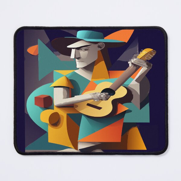 Item preview, The Guitarist: A Hyperrealistic Cubism designed and sold by Mario  Castaño Contreras.