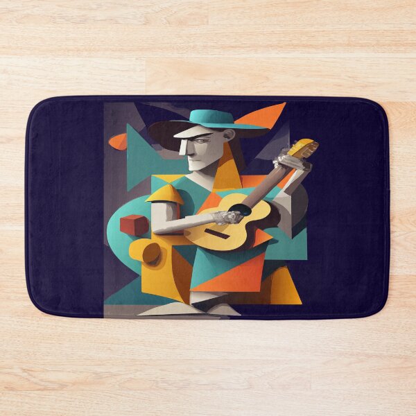 Item preview, The Guitarist: A Hyperrealistic Cubism designed and sold by Mario  Castaño Contreras.