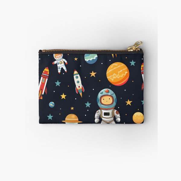 Item preview, Space Scene with Cartoon Astronaut and Rockets designed and sold by 89BLACK.