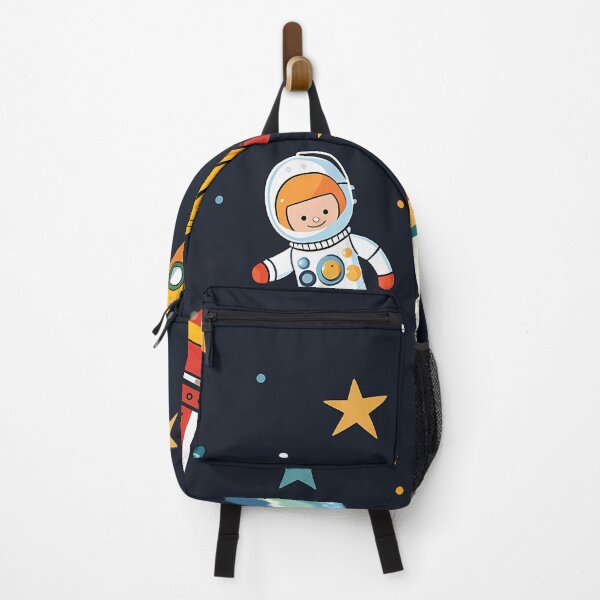 Item preview, Space Scene with Cartoon Astronaut and Rockets designed and sold by 89BLACK.
