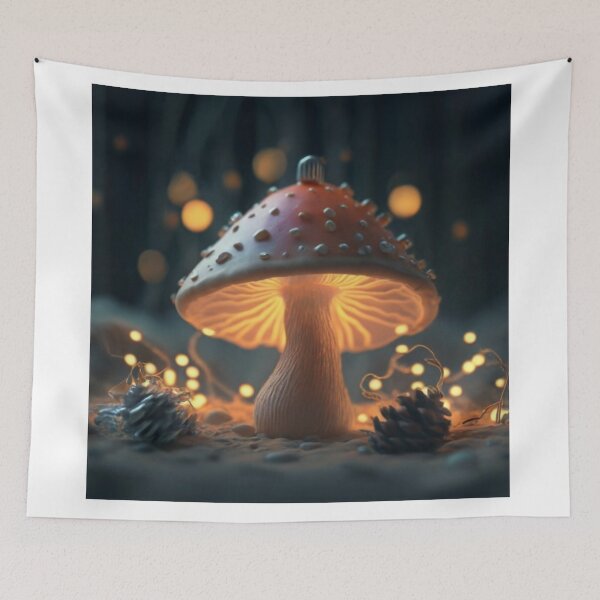 Item preview, Christmas Mushroom with Christmas Lights designed and sold by BCD BRANDS.