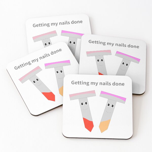 Item preview, getting my nails done designed and sold by Sketchy Thinks.