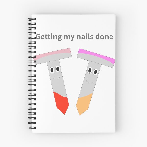 Item preview, getting my nails done designed and sold by Sketchy Thinks.