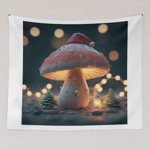 Item preview, Christmas Mushroom with Christmas Lights designed and sold by BCD BRANDS.