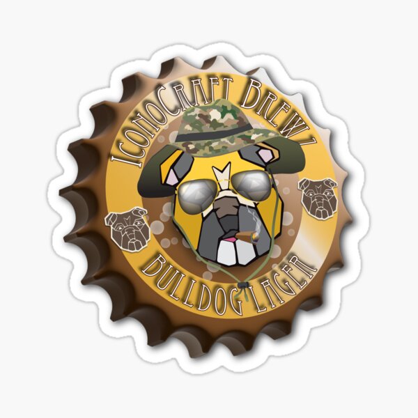 ICB Lager bottlecap1 Sticker