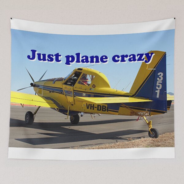 Item preview, Just plane crazy: Air Tractor (blue & yellow) designed and sold by FranWest.