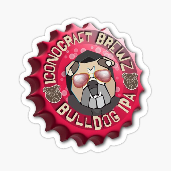 ICB IPA bottlecap1 Sticker