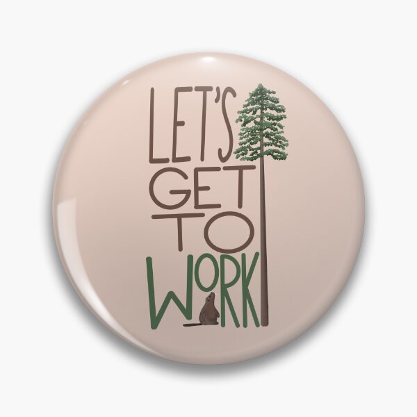 Item preview, Let's Get To Work designed and sold by blindcat-design.