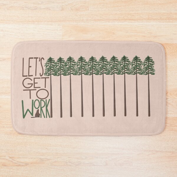 Item preview, Let's Get To Work designed and sold by blindcat-design.