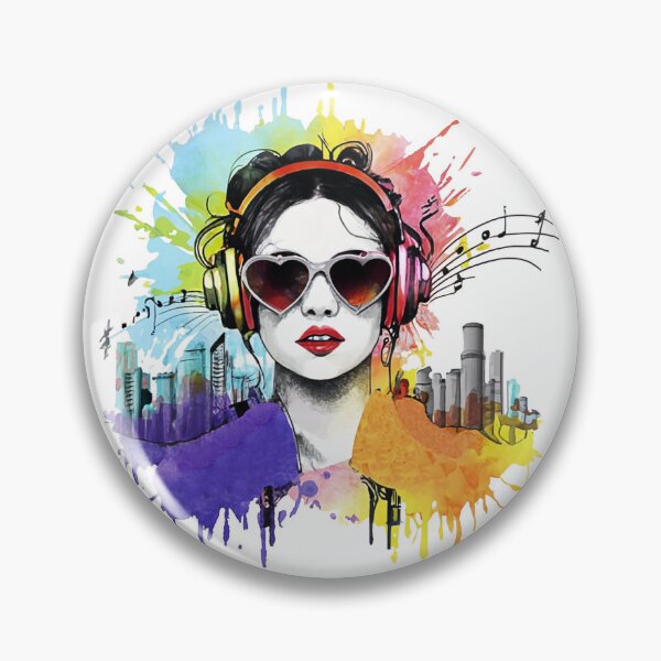 Item preview, music in the city designed and sold by NotesForMusic.
