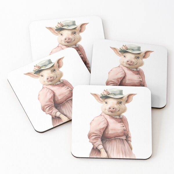 Item preview, Mrs Pig "Beatrix Potter" style designed and sold by dzineNJ.