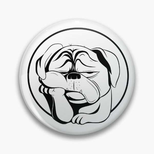 Item preview, bored pug designed and sold by KrustyKrafty.