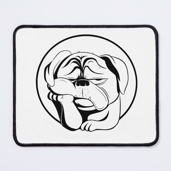 Item preview, bored pug designed and sold by KrustyKrafty.