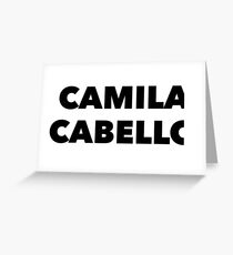 Tarjeta de felicitación Camila Cabello
