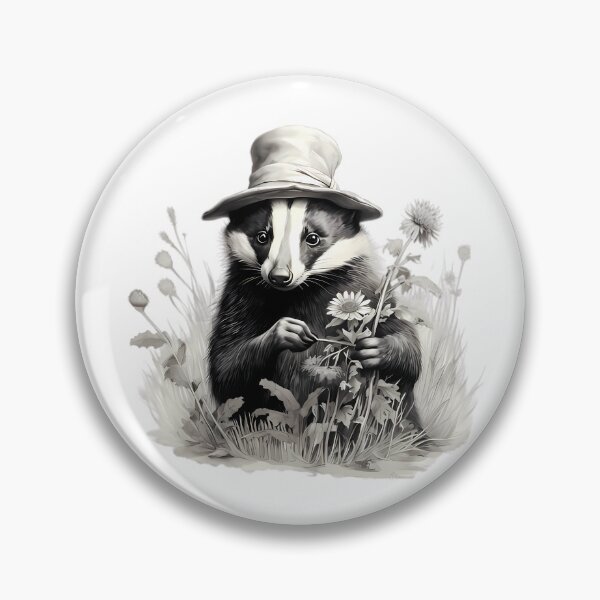 Artikelvorschau, Mr. Badger im „Beatrix Potter“-Stil entworfen und verkauft von dzineNJ.