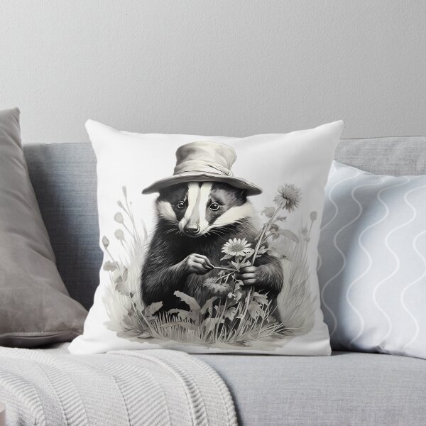 Item preview, Mr. Badger  "Beatrix Potter" style designed and sold by dzineNJ.
