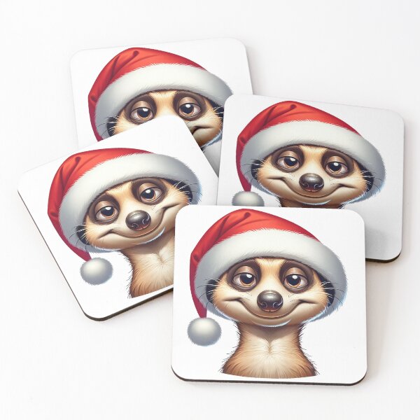Item preview, Merry Xmas: Cute Meerkat designed and sold by fkdesignsshirts.