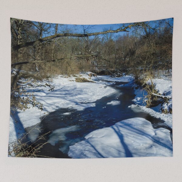 Item preview, Wintertime in the Jordan Creek woodland designed and sold by Joel Bader.