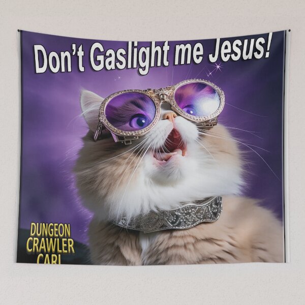 Item preview, Don't gaslight me Jesus! designed and sold by AbsurdiaLabs.